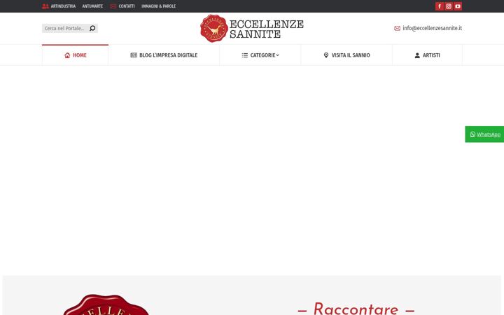 Captura de ecrã de eccellenzesannite.it