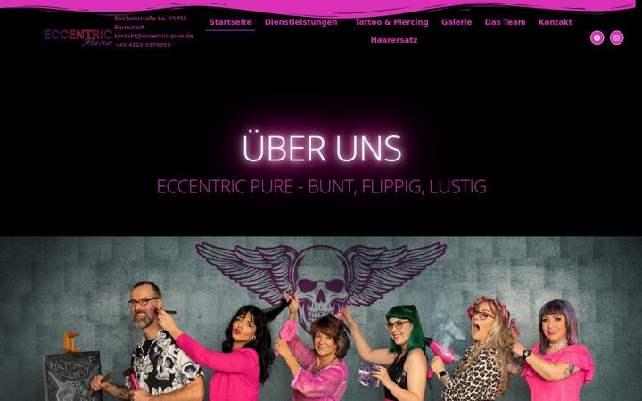 Screenshot of eccentric-pure.de