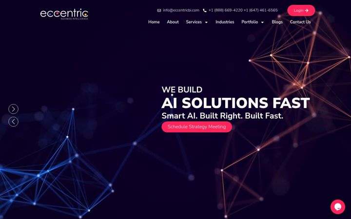 Screenshot of eccentricbi.com