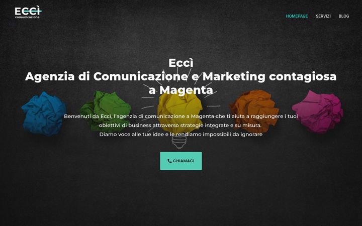 Screenshot of ecci.it