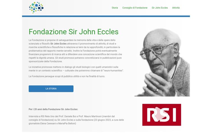 Ekrano kopija ecclesfoundation.org