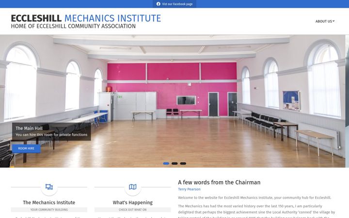 Screenshot of eccleshill.co.uk