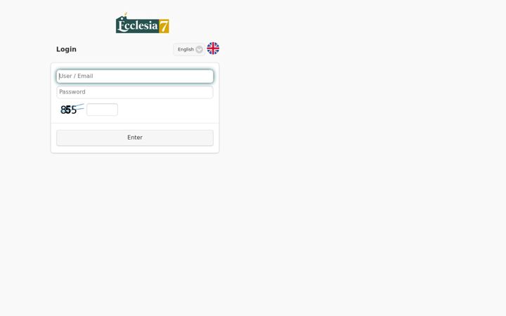 Screenshot of ecclesia7.net