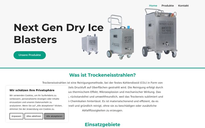 Screenshot of eccoblaster.com