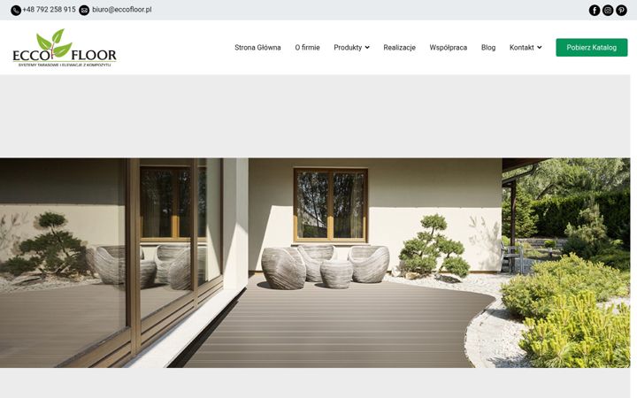 Captura de pantalla de eccofloor.pl