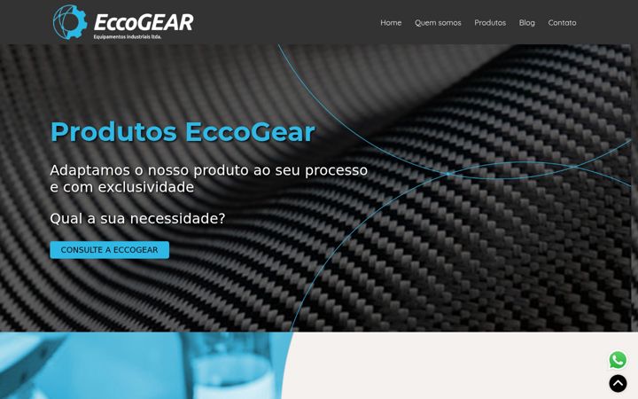 Screenshot of eccogear.com.br