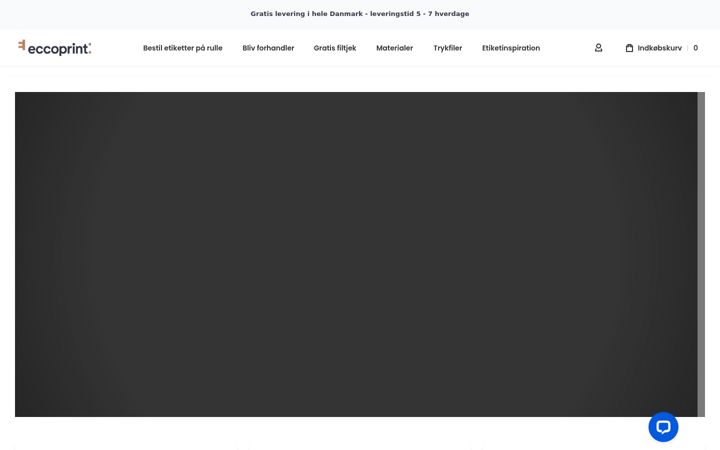Screenshot of eccoprintshop.dk