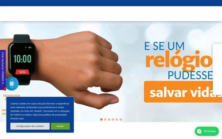 Skärmbild av eccosalva.com.br