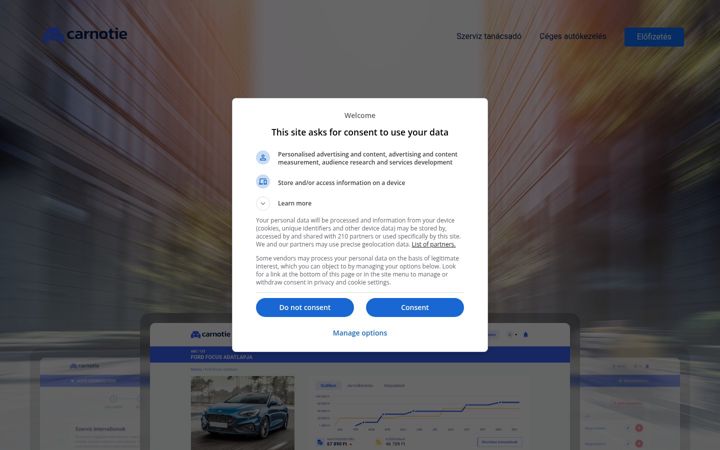 Screenshot of ecdh.hu