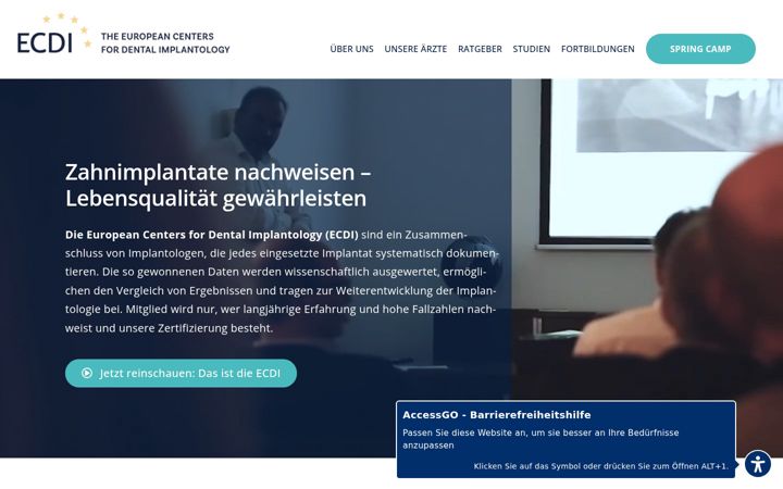 Screenshot of ecdi.de