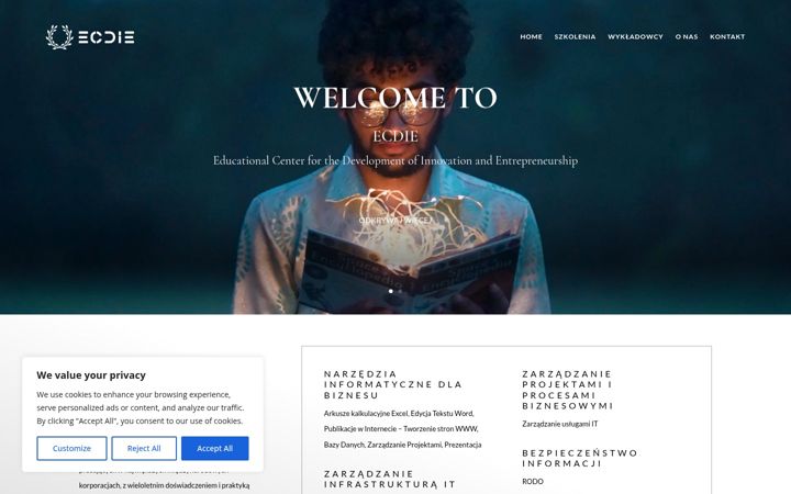 Screenshot of ecdie.pl