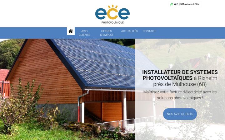 Captură de ecran a ece-photovoltaique-avis.fr