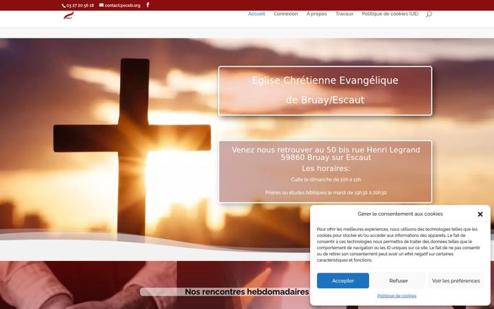 Screenshot di eceb.org