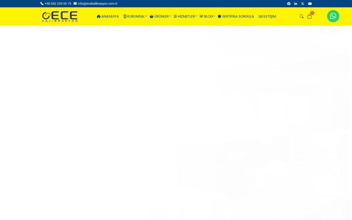 Capture d'écran de ecekalibrasyon.com.tr