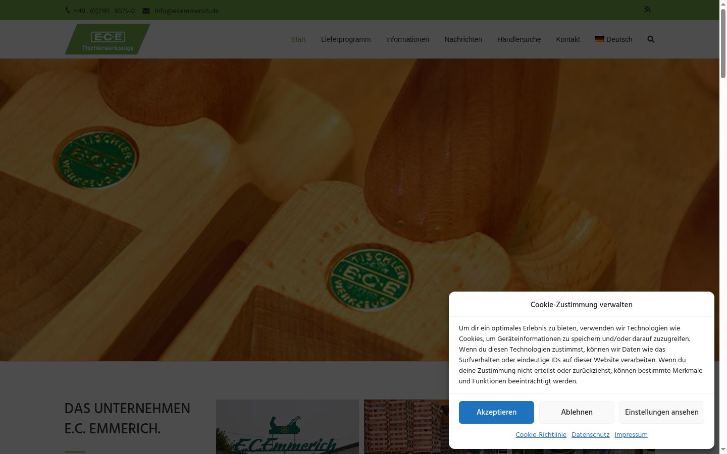 Zrzut ekranu banera zgody wyświetlanego przed jakąkolwiek interakcją
