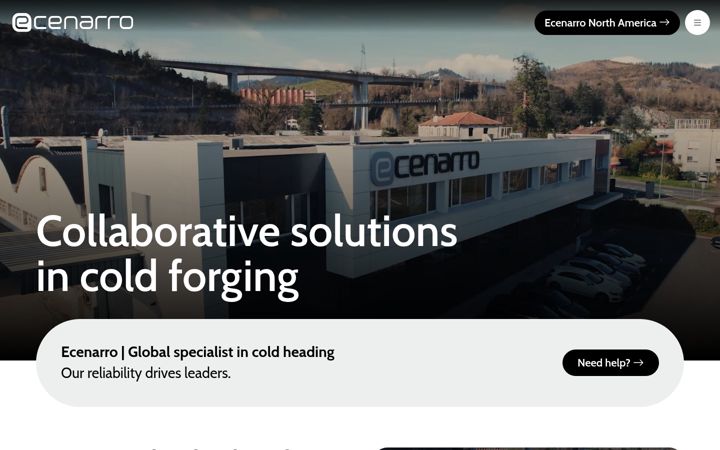 Screenshot van ecenarro.com