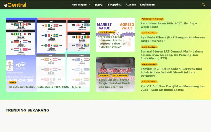 Screenshot of ecentral.my