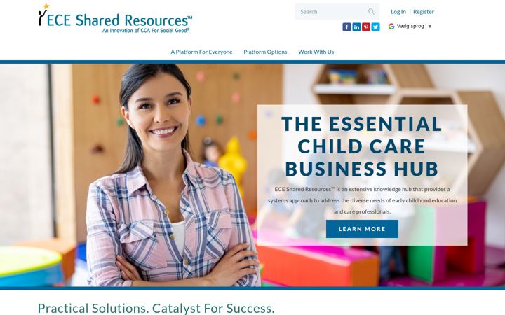 Screenshot of ecesharedresources.com
