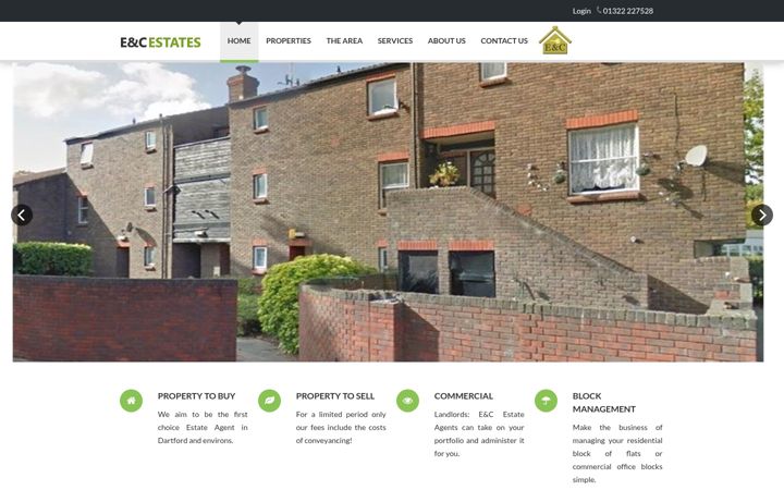 Screenshot of ecestates.co.uk