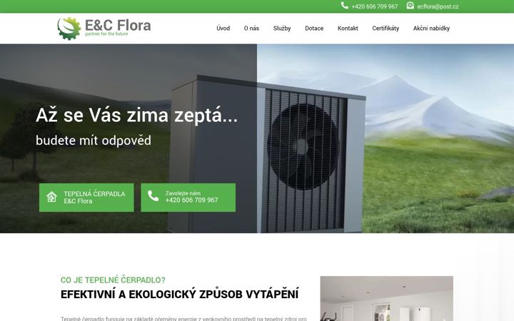 Snímek obrazovky ecflora.eu