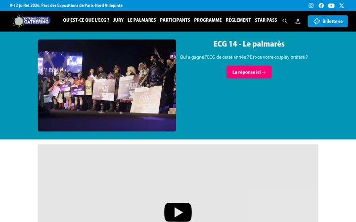 Screenshot of ecg-cosplay.com