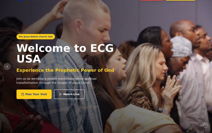 Screenshot of ecg-usa.org