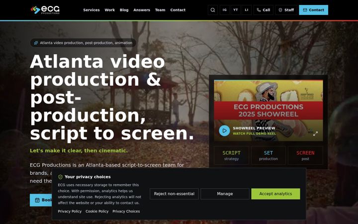 Screenshot of ecgprod.com