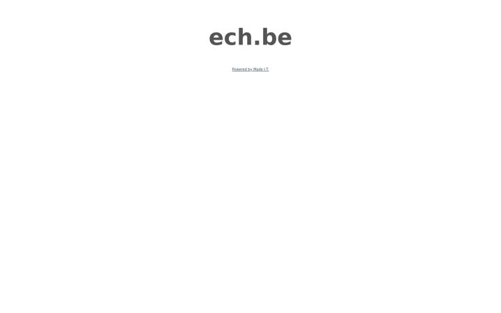 Screenshot ta' ech.be