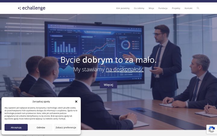 Screenshot of echallenge.pl
