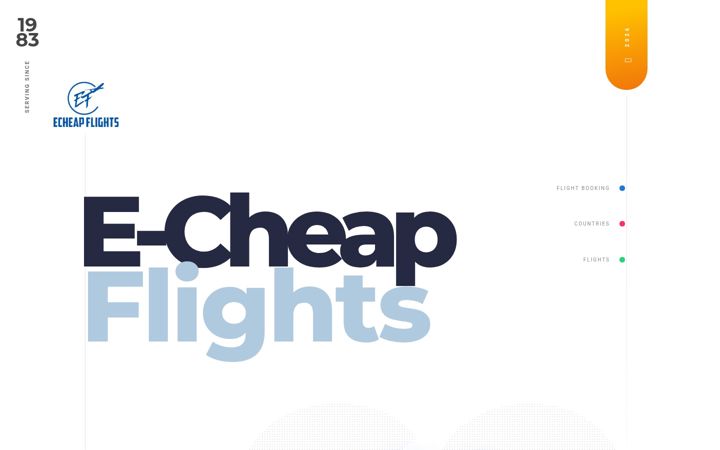 Screenshot von echeapflights.com