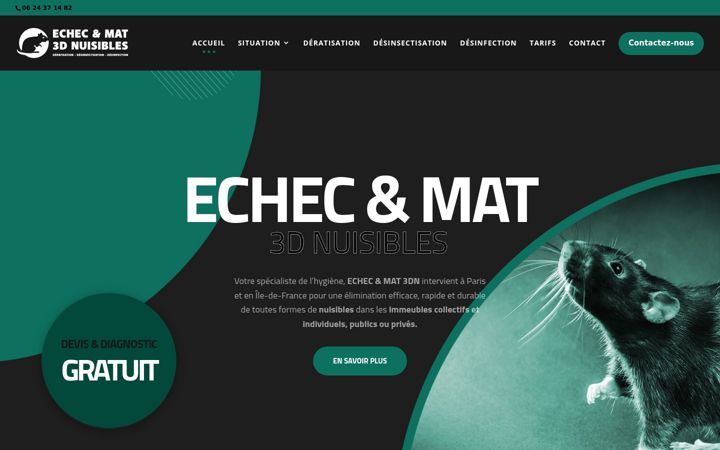 Screenshot of echecetmat3dn.fr