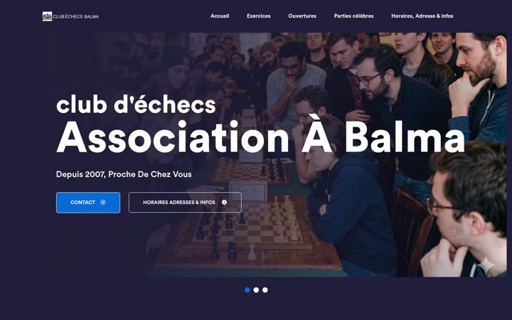 Screenshot of echecs-balma.fr