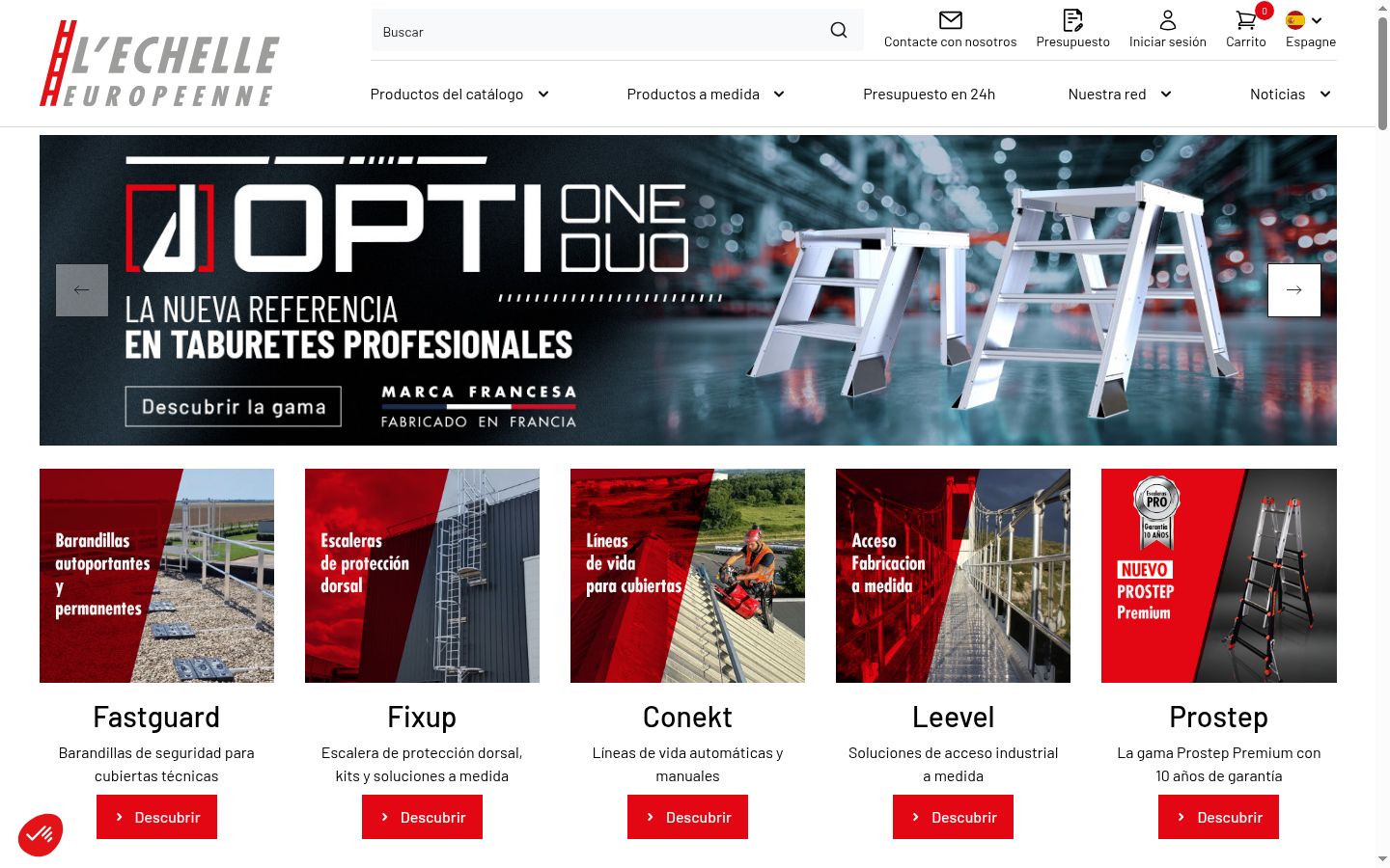 Captura de ecrã do banner de consentimento apresentado antes de qualquer interação