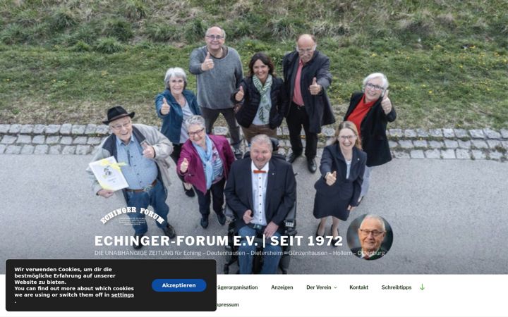 Snimka zaslona za echinger-forum.de
