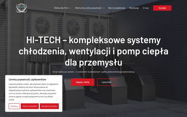 Captura de pantalla de echlodnie.pl