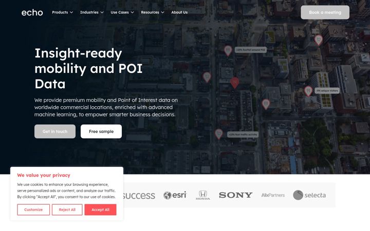 Screenshot of echo-analytics.com