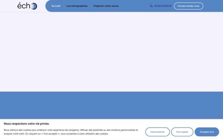 Screenshot of echo-benevent.fr