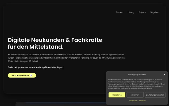 Snimka zaslona za echo-digitalagentur.de