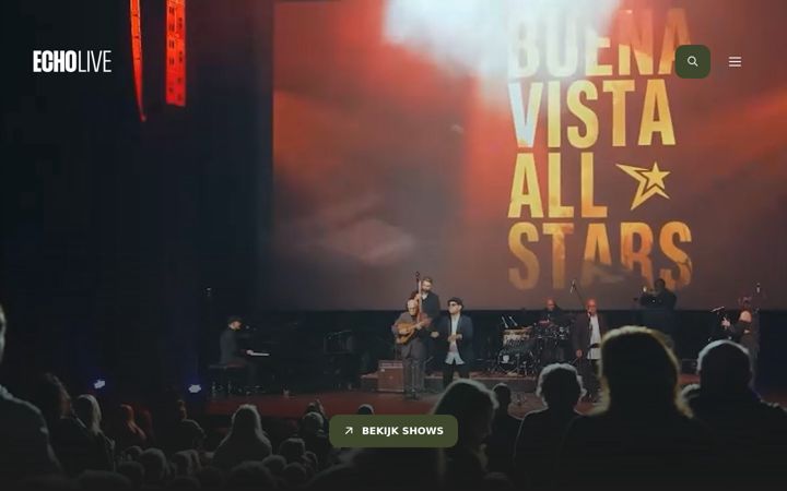 Screenshot ta' echo-live.nl