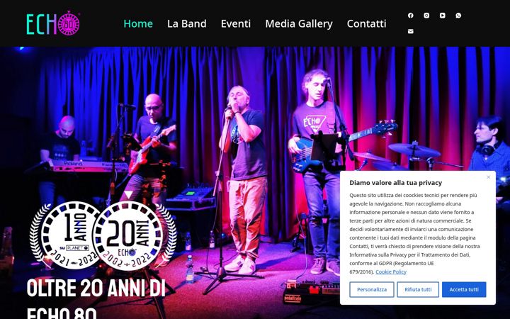 Screenshot of echo80.it