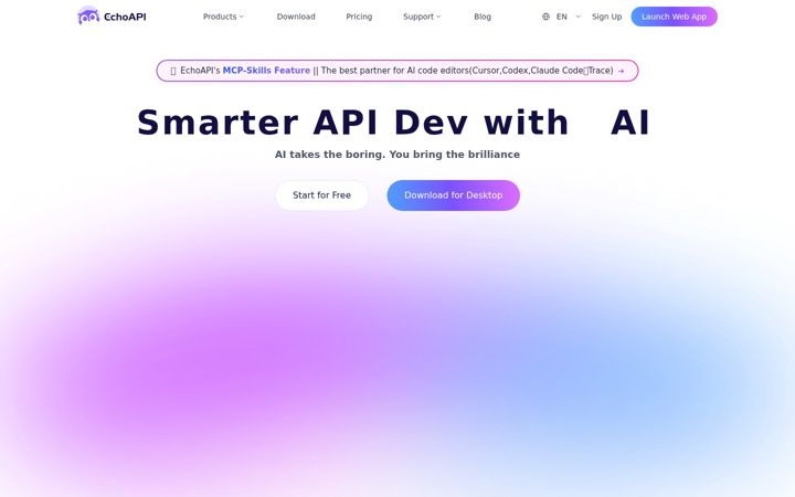 Screenshot of echoapi.com