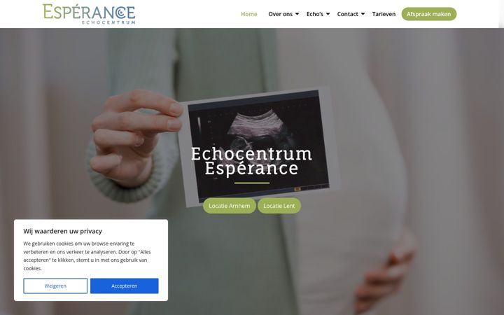 Screenshot of echocentrum-esperance.nl