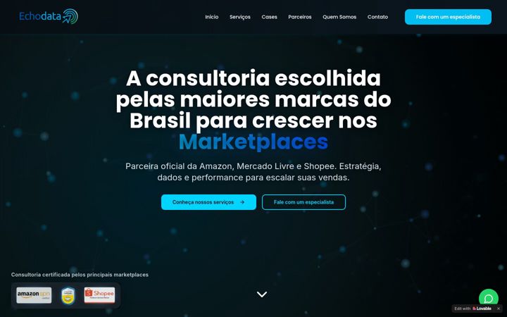 Screenshot of echodata.com.br