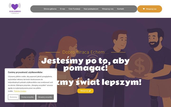 Screenshot of echodobroci.pl