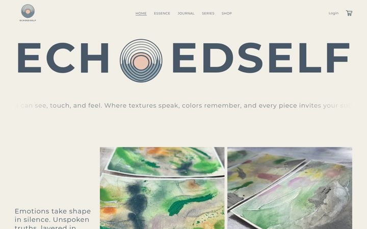 Screenshot of echoedself.com