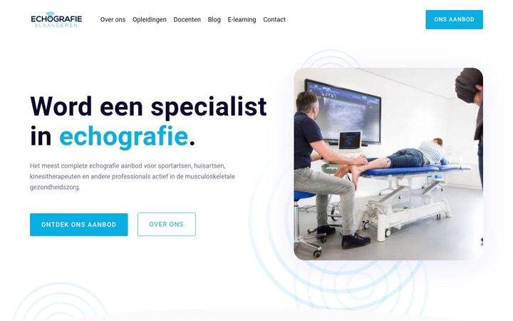 Screenshot of echografie.vlaanderen