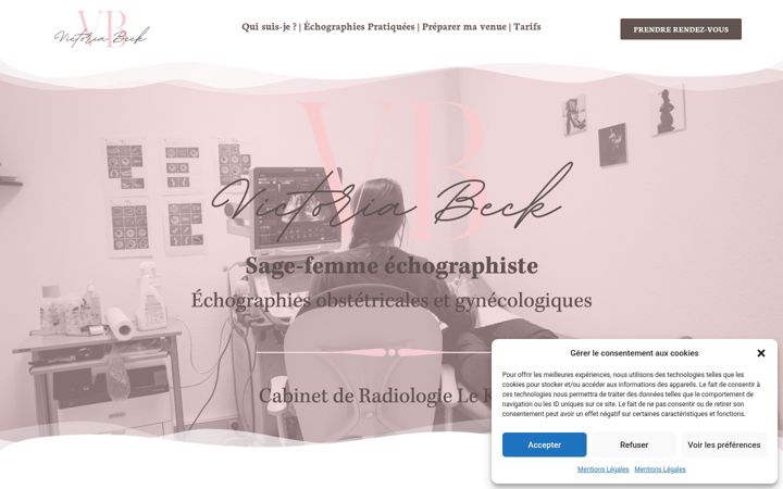 Screenshot of echographie-sage-femme-thionville.fr