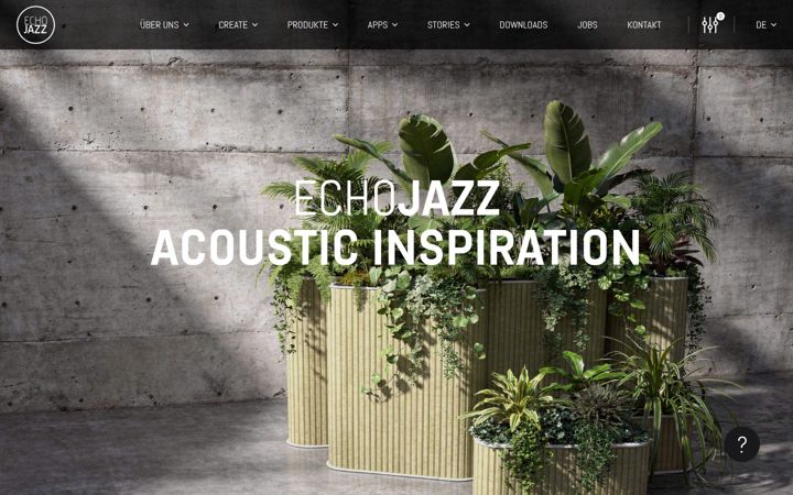 Screenshot of echojazz.com