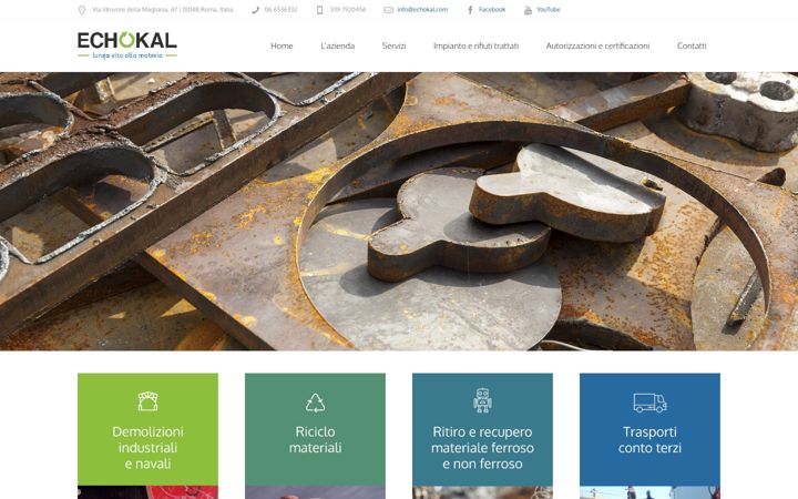 Screenshot of echokal.com