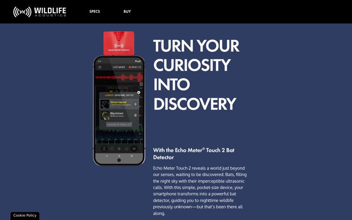 Screenshot of echometertouch.com
